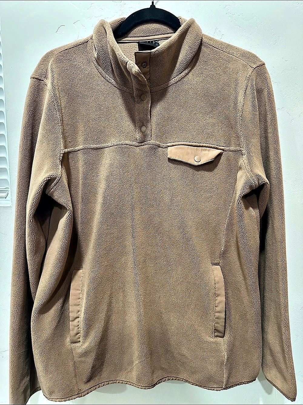 32 HEAT Men's Brown Pullover Jacket Size Medium Like New